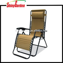 reclining folding relax garden furniture metal chair